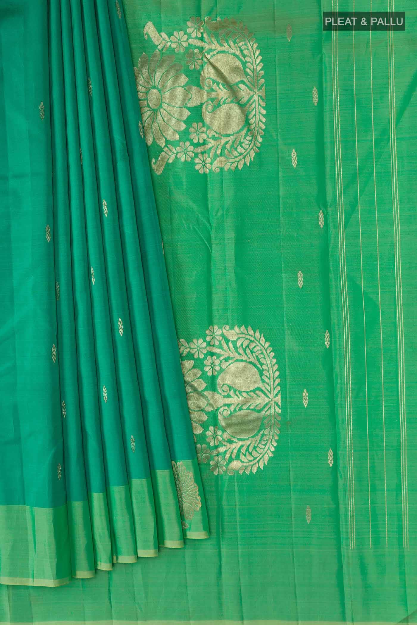 Green Kanchipuram Silk Saree