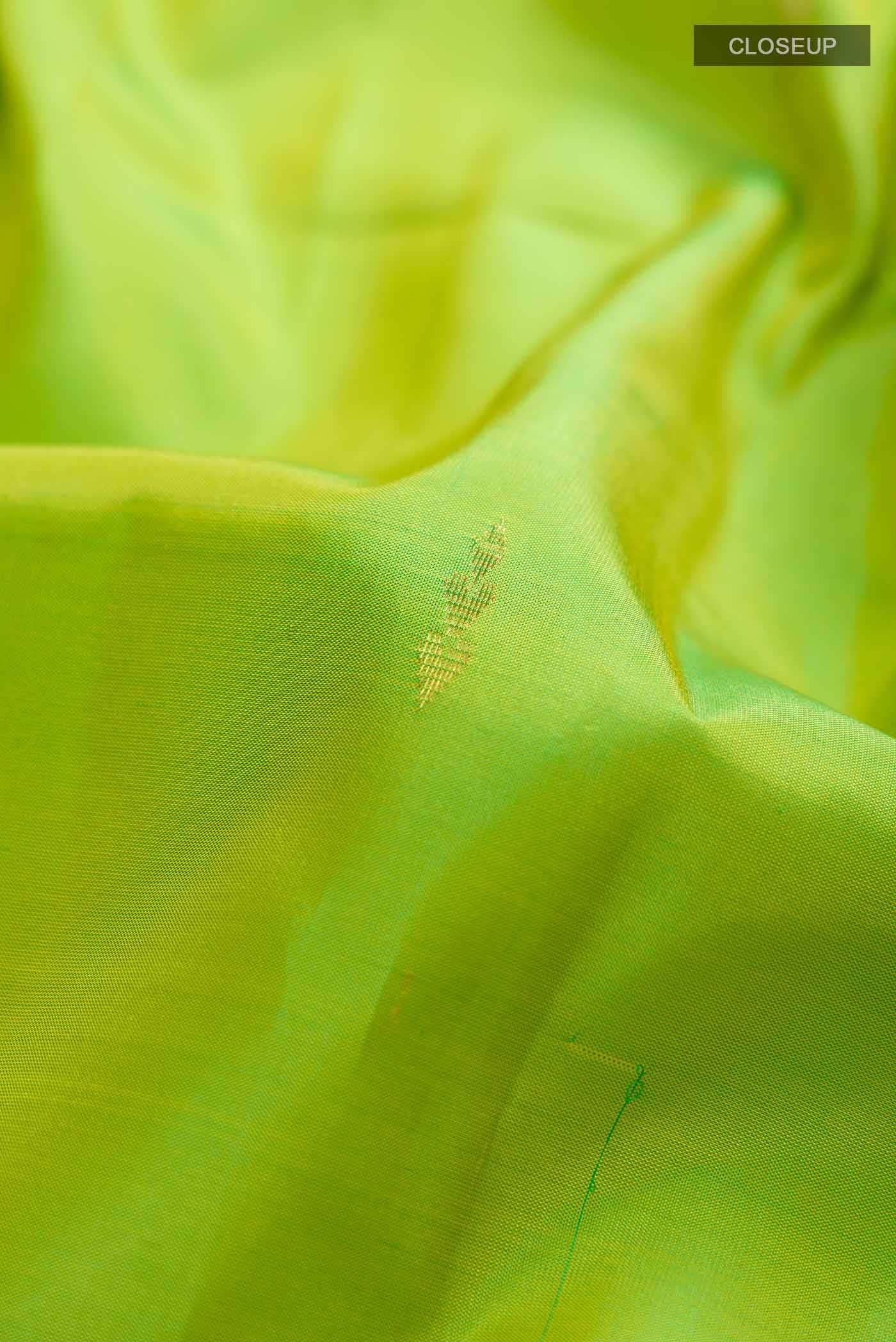 Green Dual Tone Kanchipuram Silk Saree