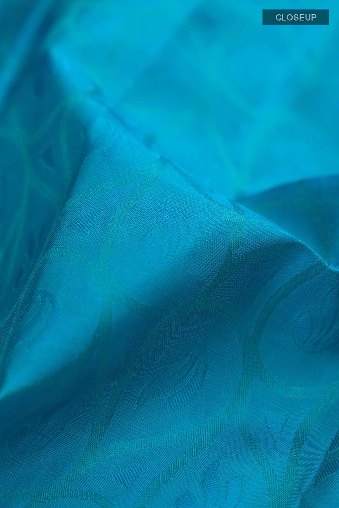 Blue Kanchipuram Silk Saree
