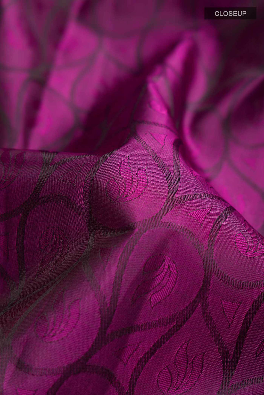 Purple Dual Tone Kanchipuram Silk Saree