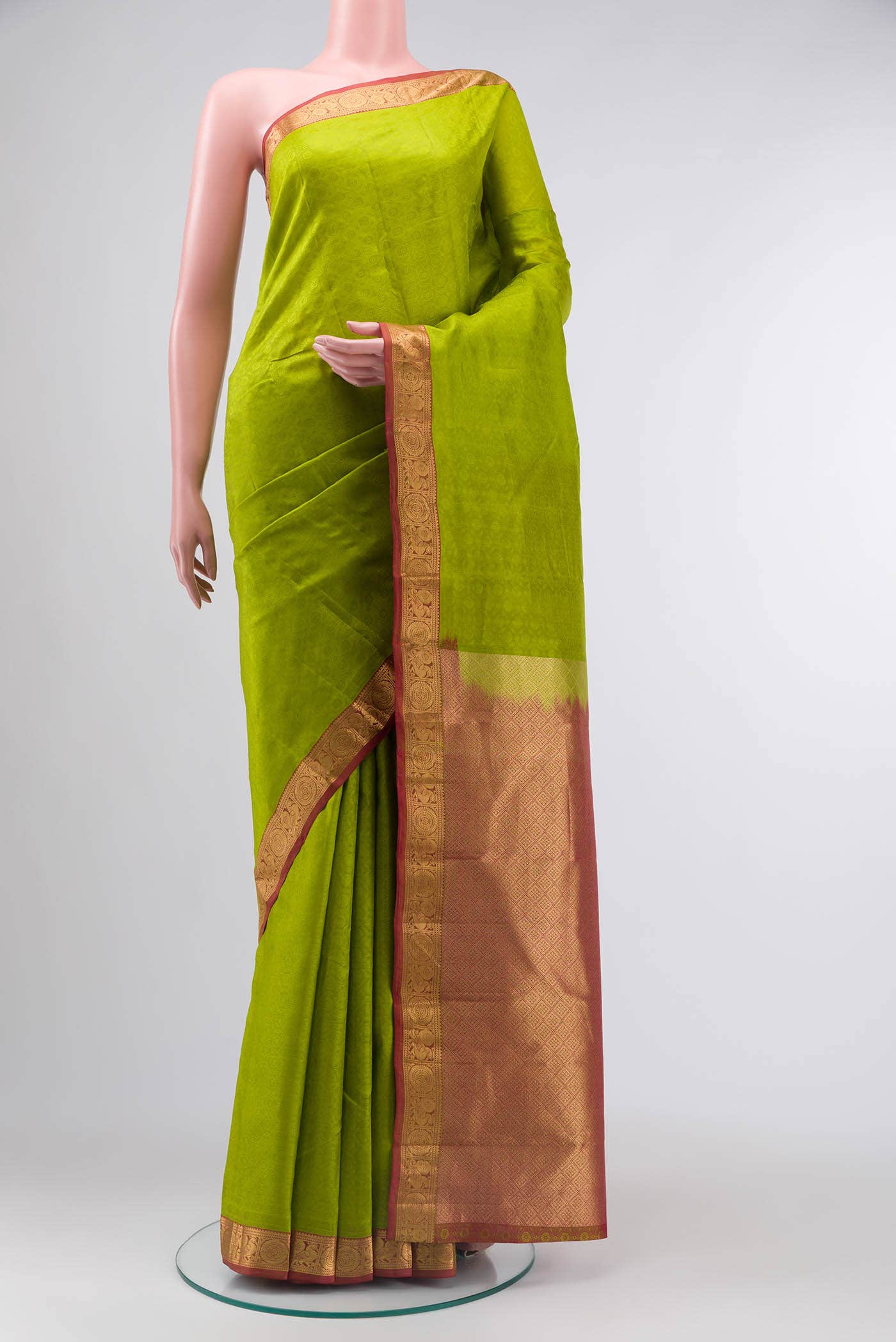 Green Kanchipuram Silk Saree