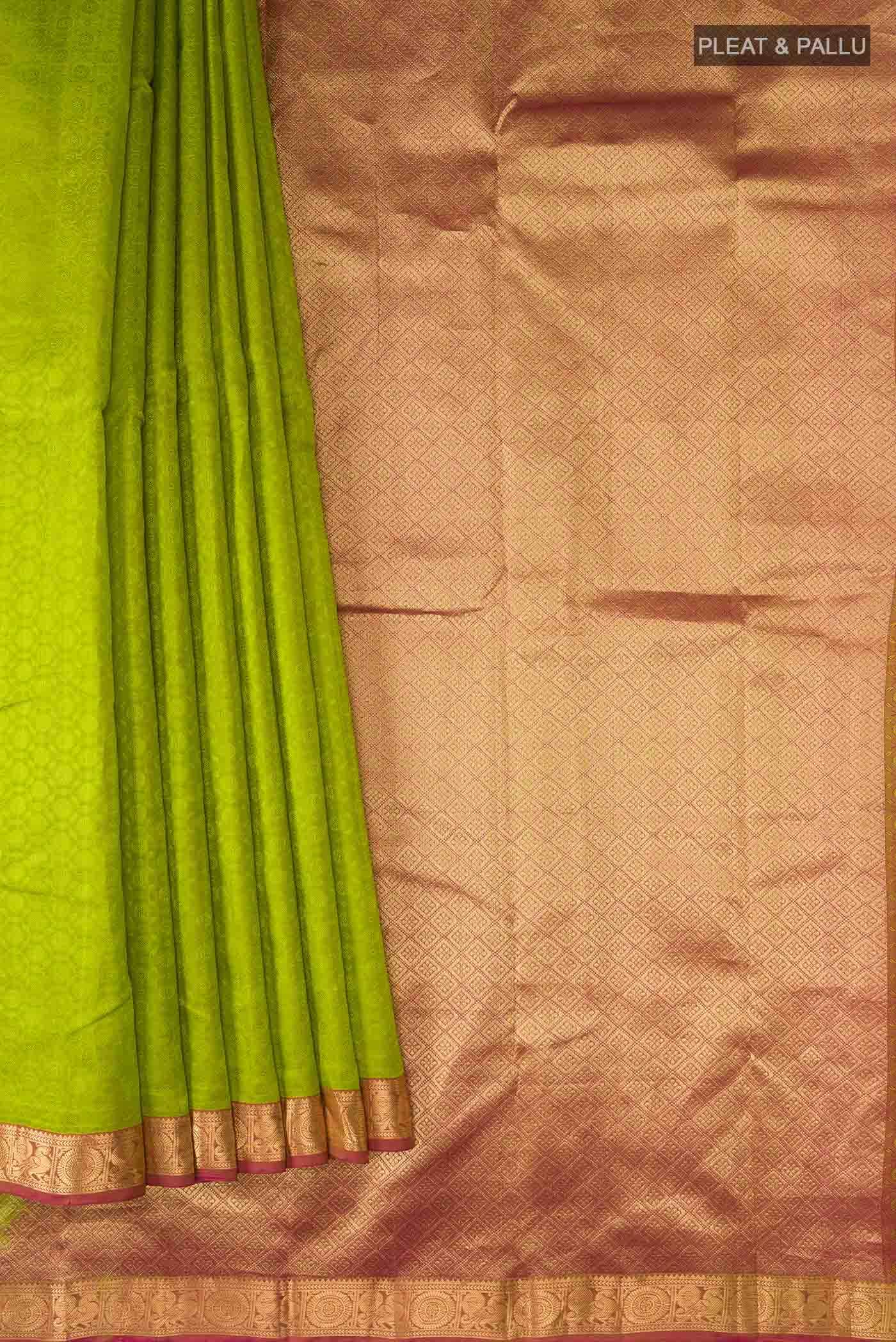 Green Kanchipuram Silk Saree