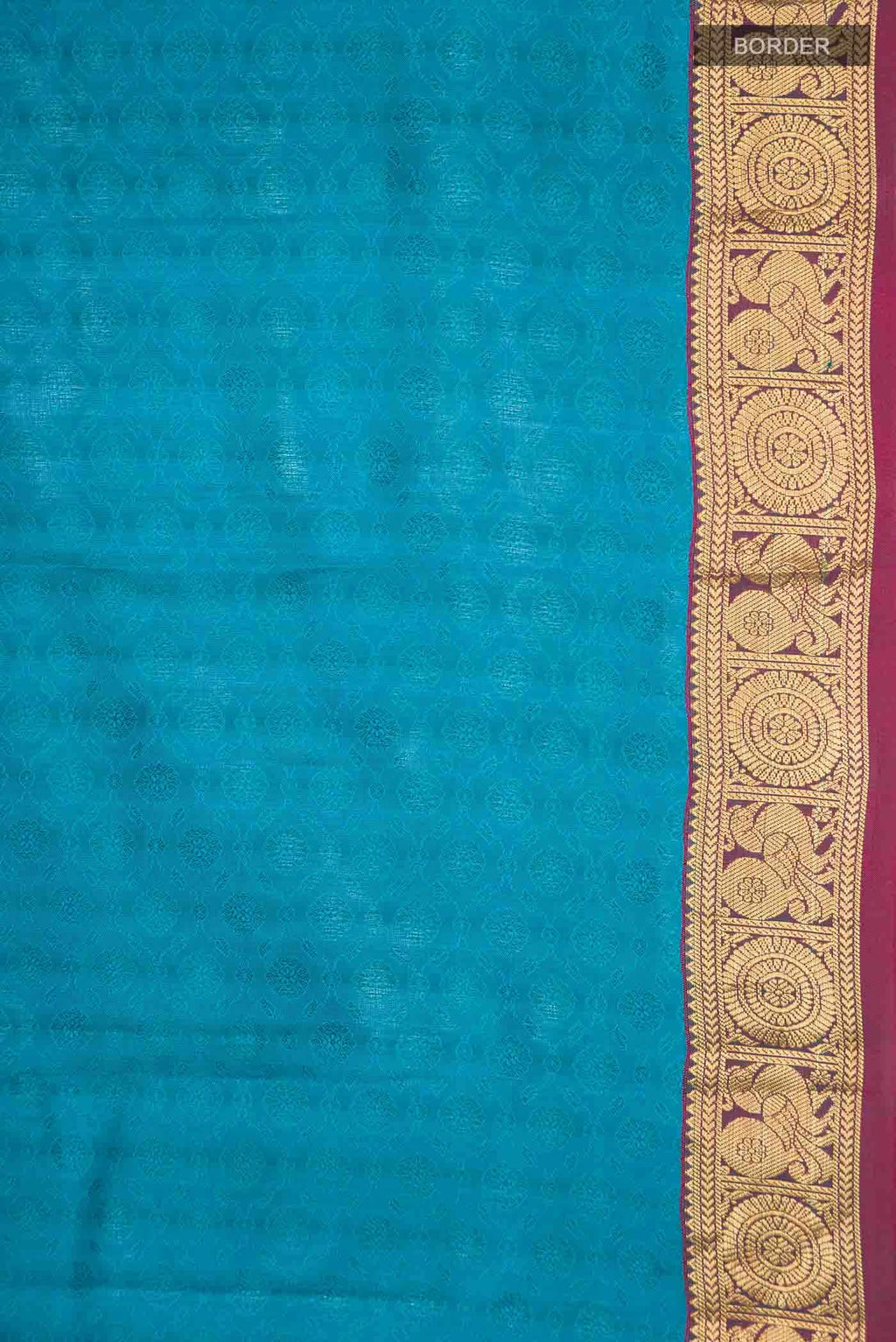Blue Kanchipuram Silk Saree