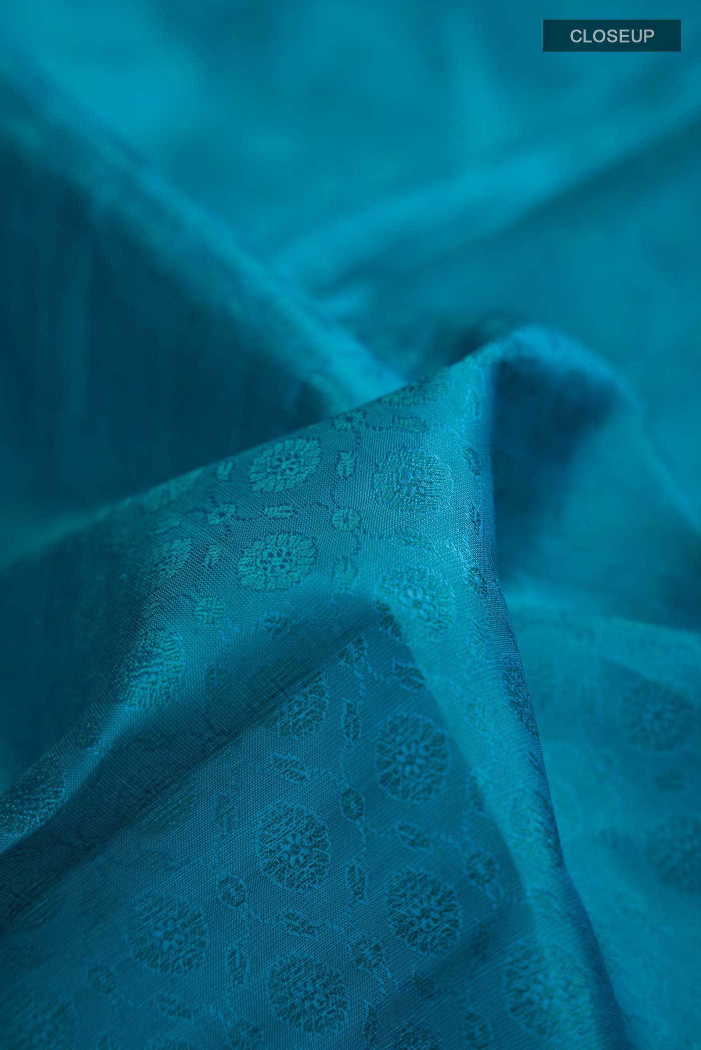 Blue Kanchipuram Silk Saree