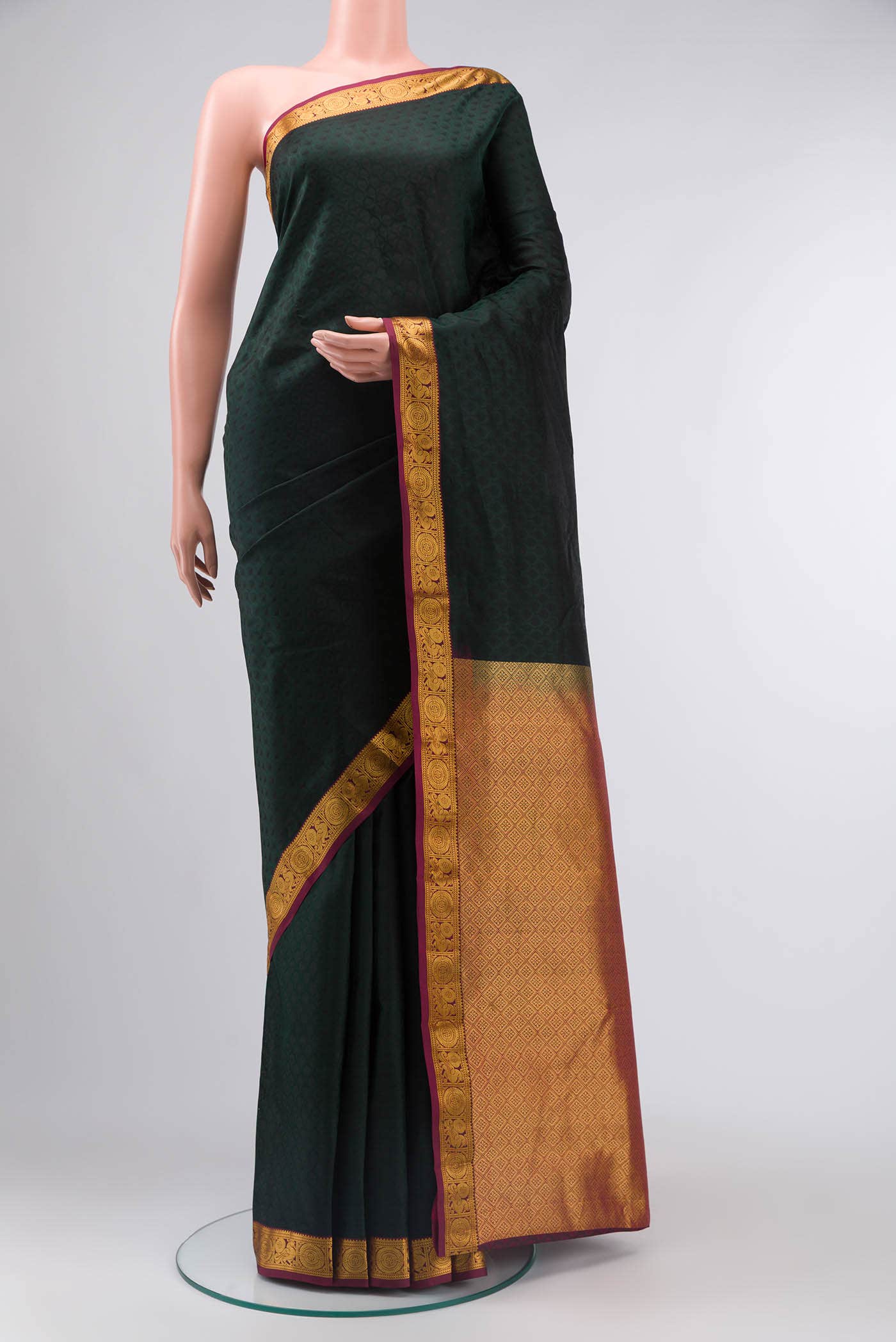 Green Kanchipuram Silk Saree