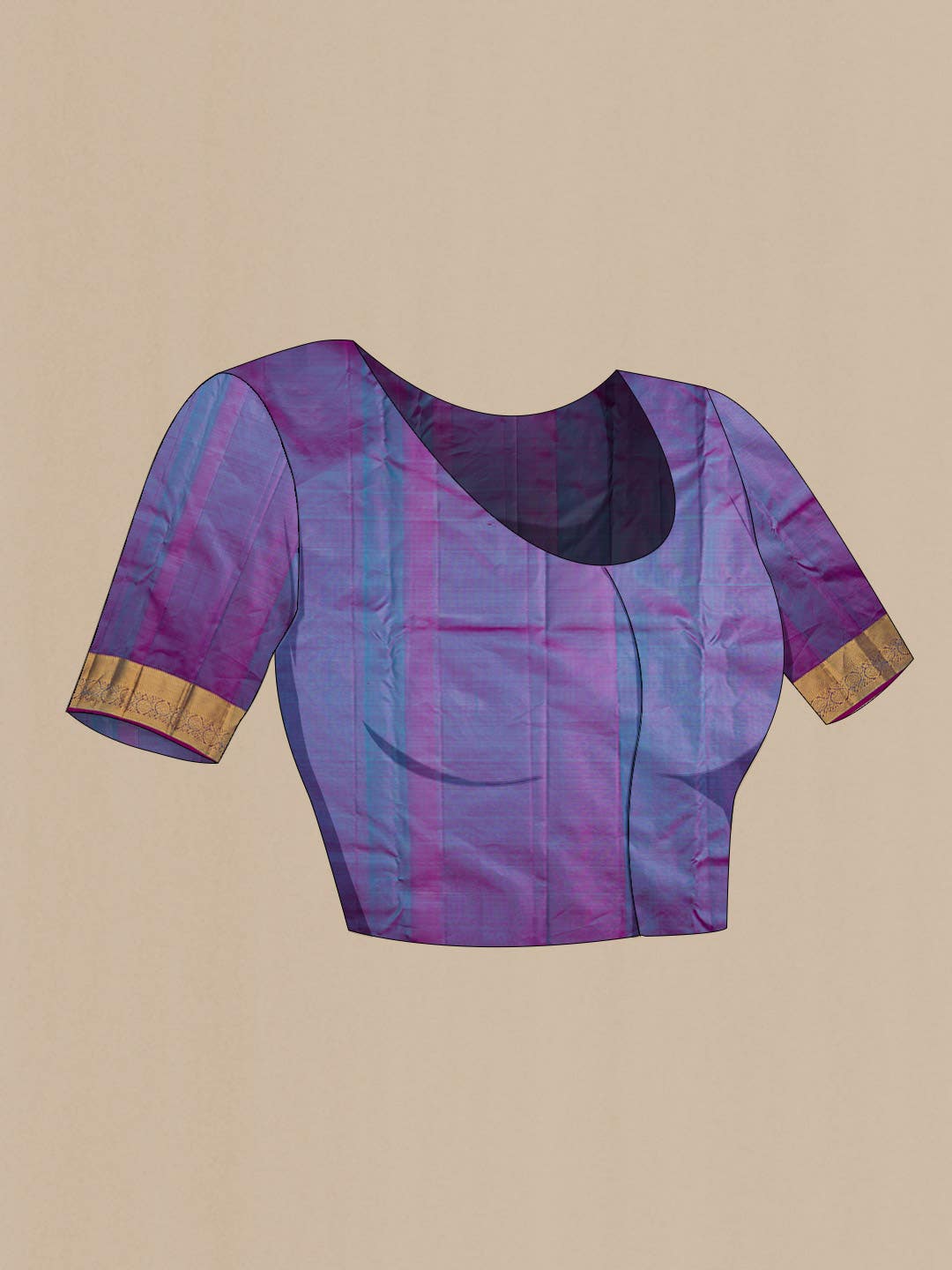 Blue Kanchipuram Silk Saree