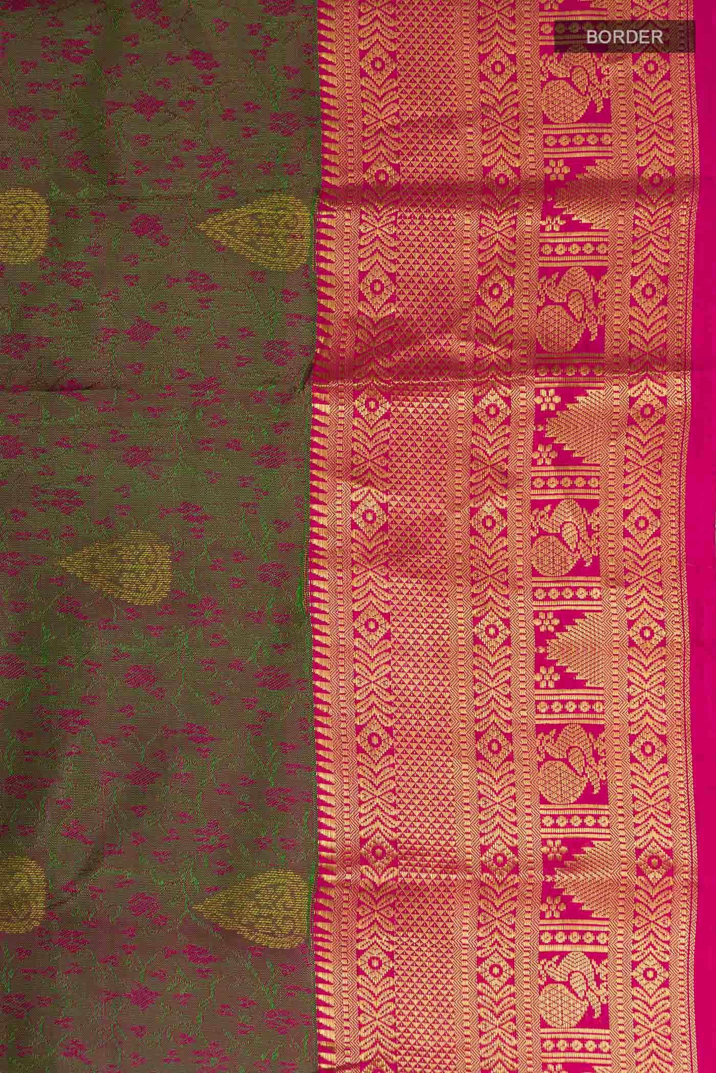 Green Kanchipuram Silk Saree