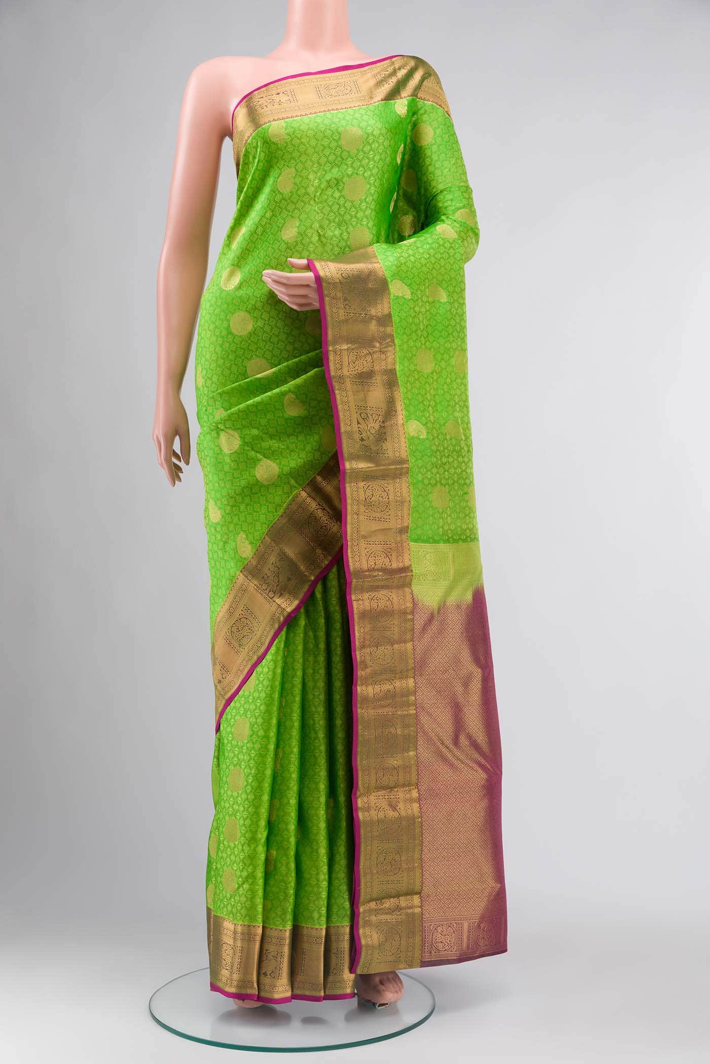 Green Kanchipuram Silk Saree