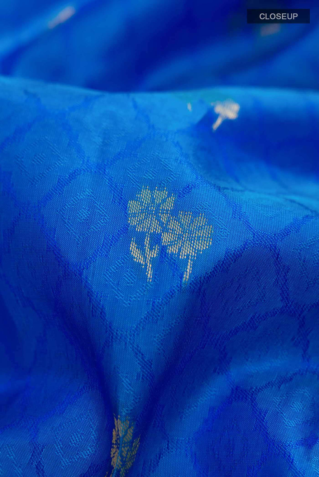 Blue Kanchipuram Silk Saree