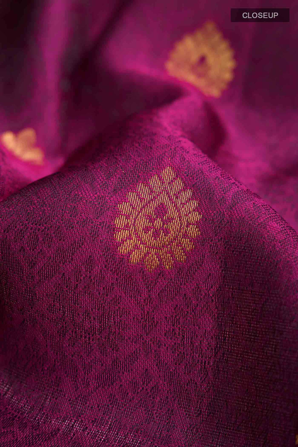 Purple Kanchipuram Silk Saree