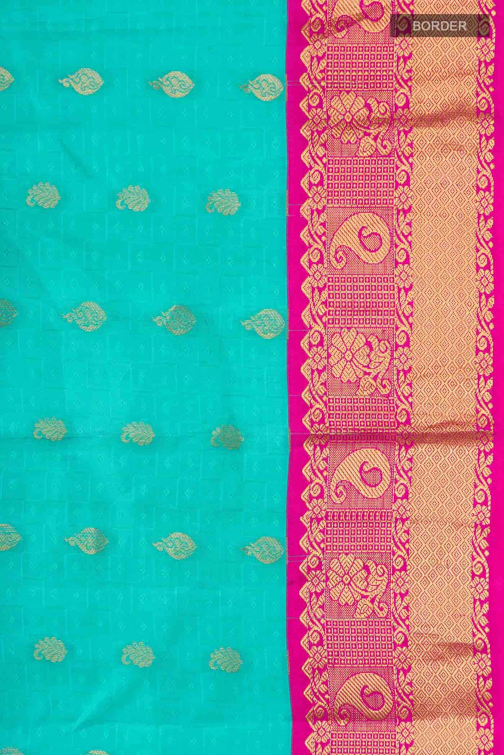 Blue Kanchipuram Silk Saree