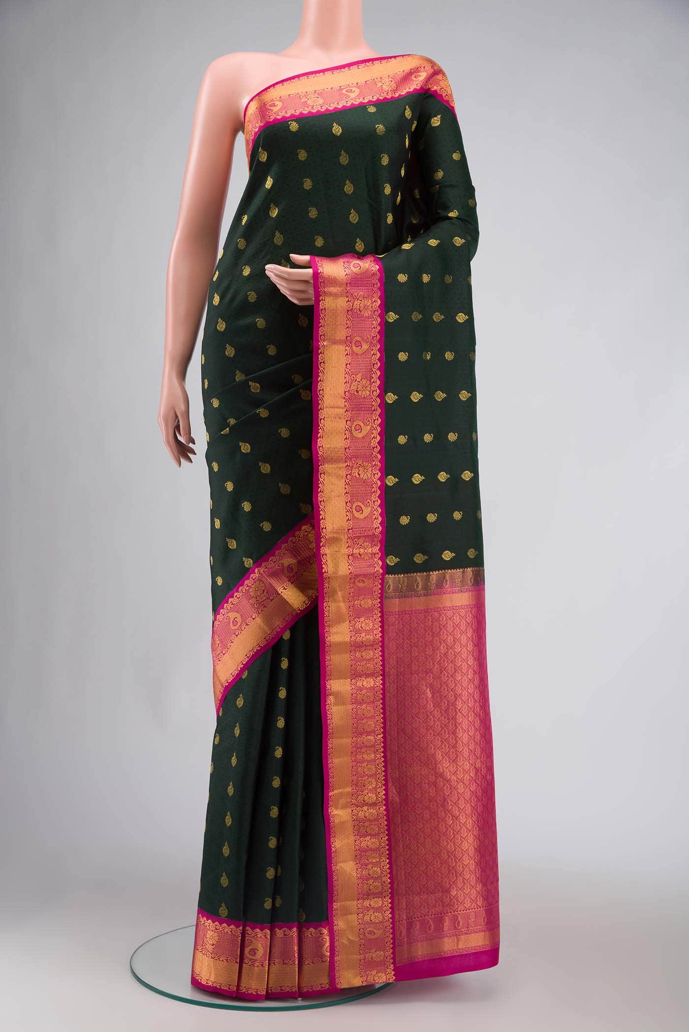 Green Kanchipuram Silk Saree