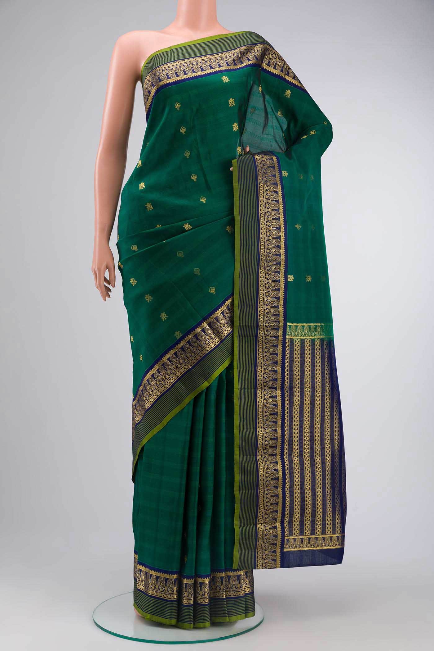 Green Kanchipuram Silk Saree