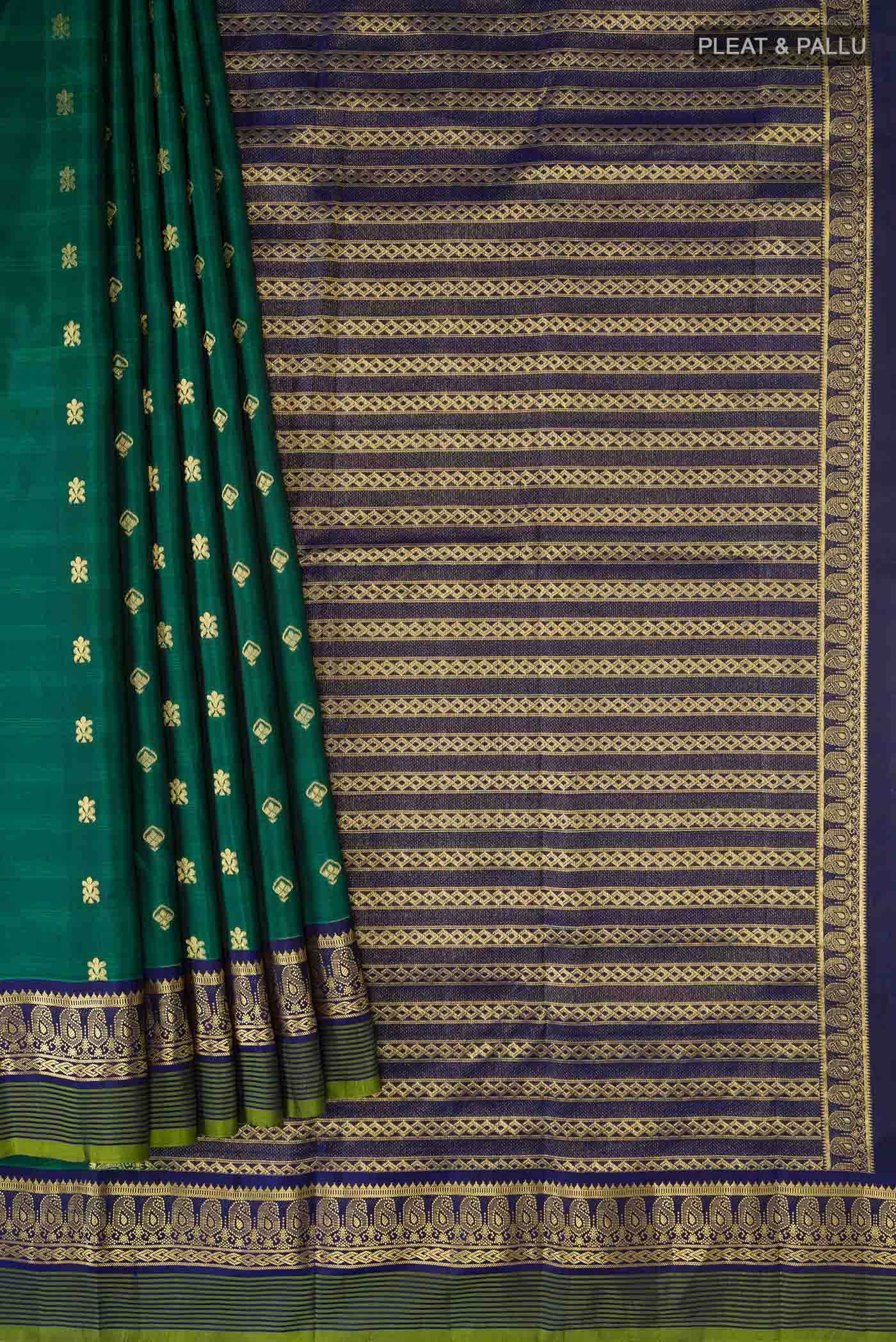 Green Kanchipuram Silk Saree