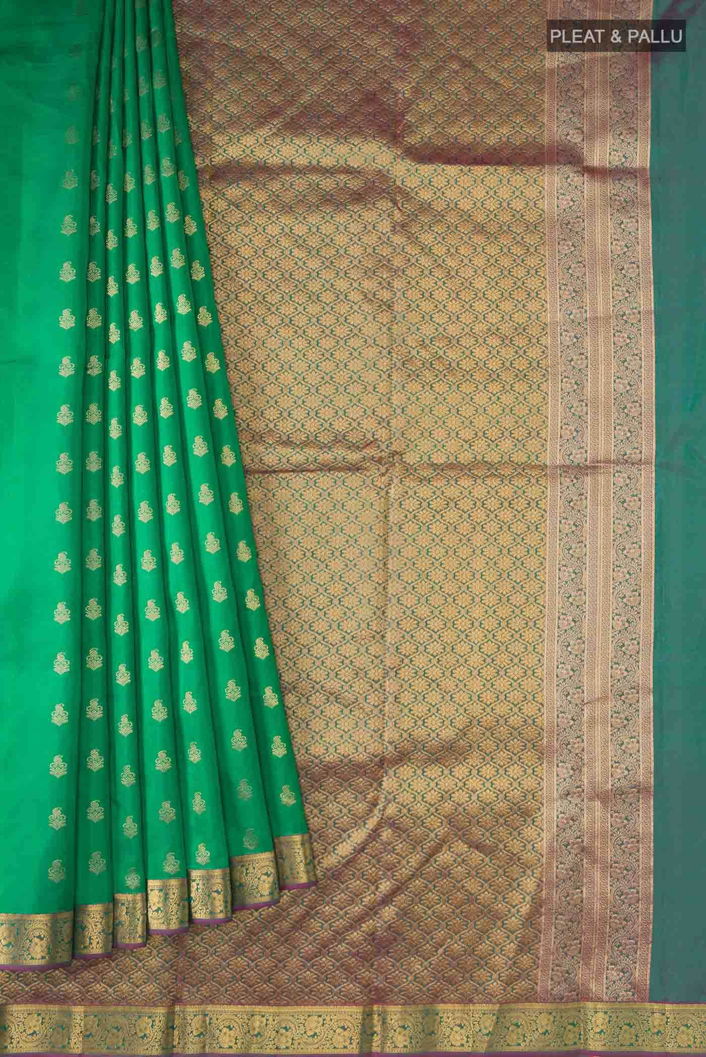 Green Kanchipuram Silk Saree