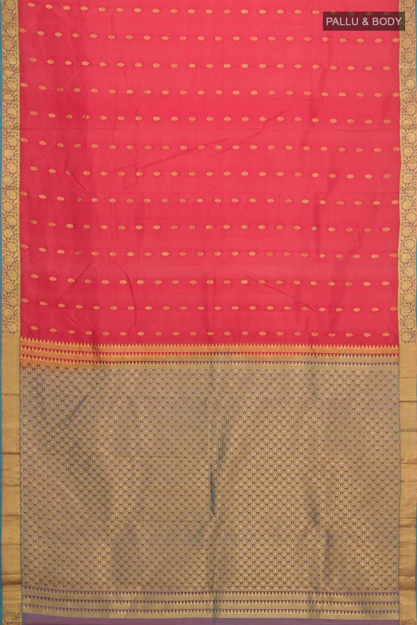 Red Kanchipuram Silk Saree