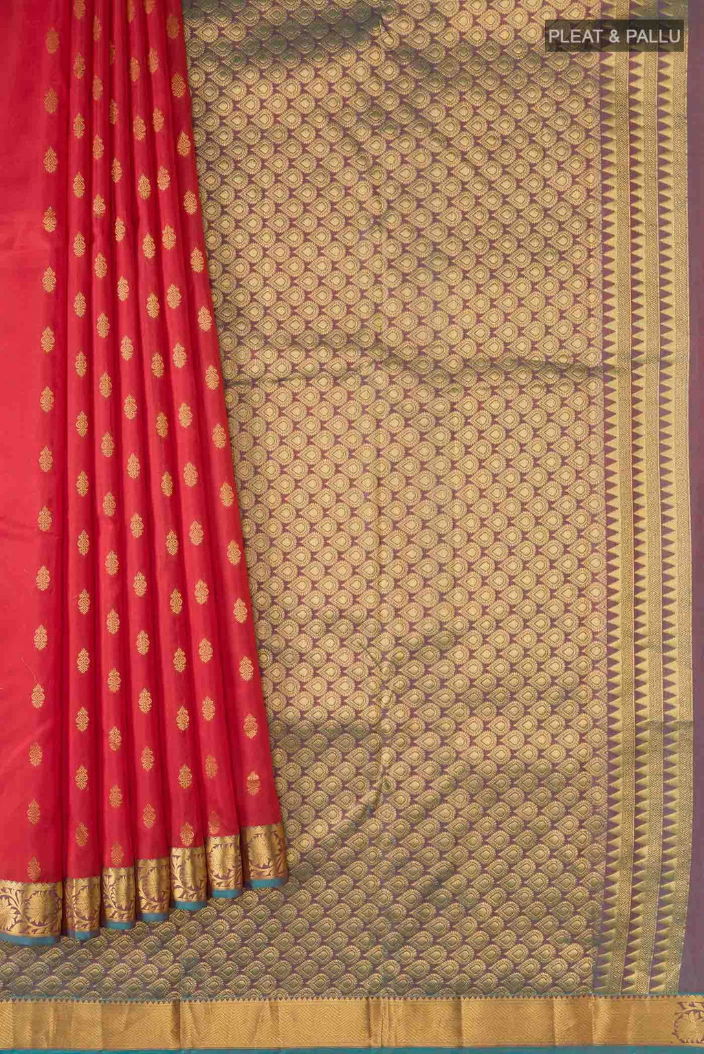 Red Kanchipuram Silk Saree