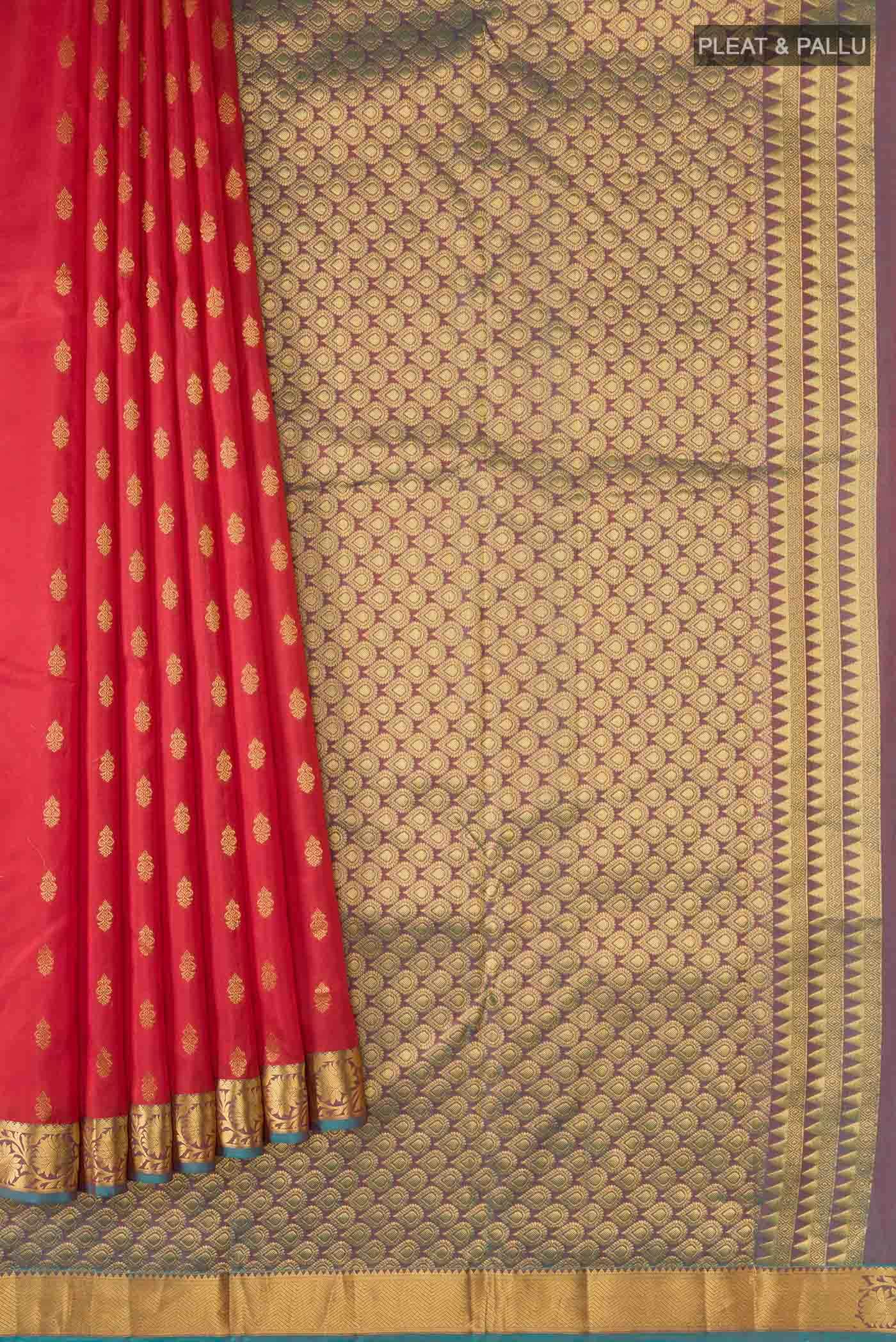 Red Kanchipuram Silk Saree