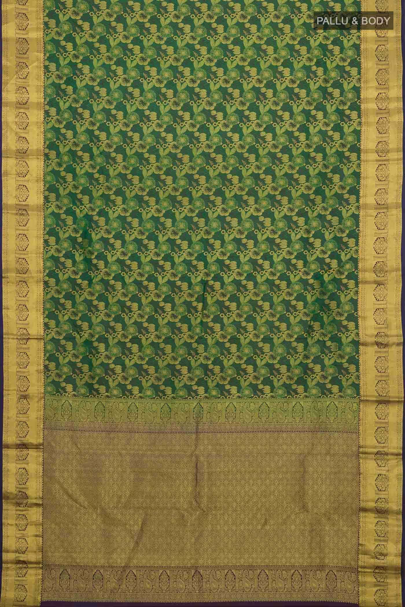 Green Kanchipuram Silk Saree