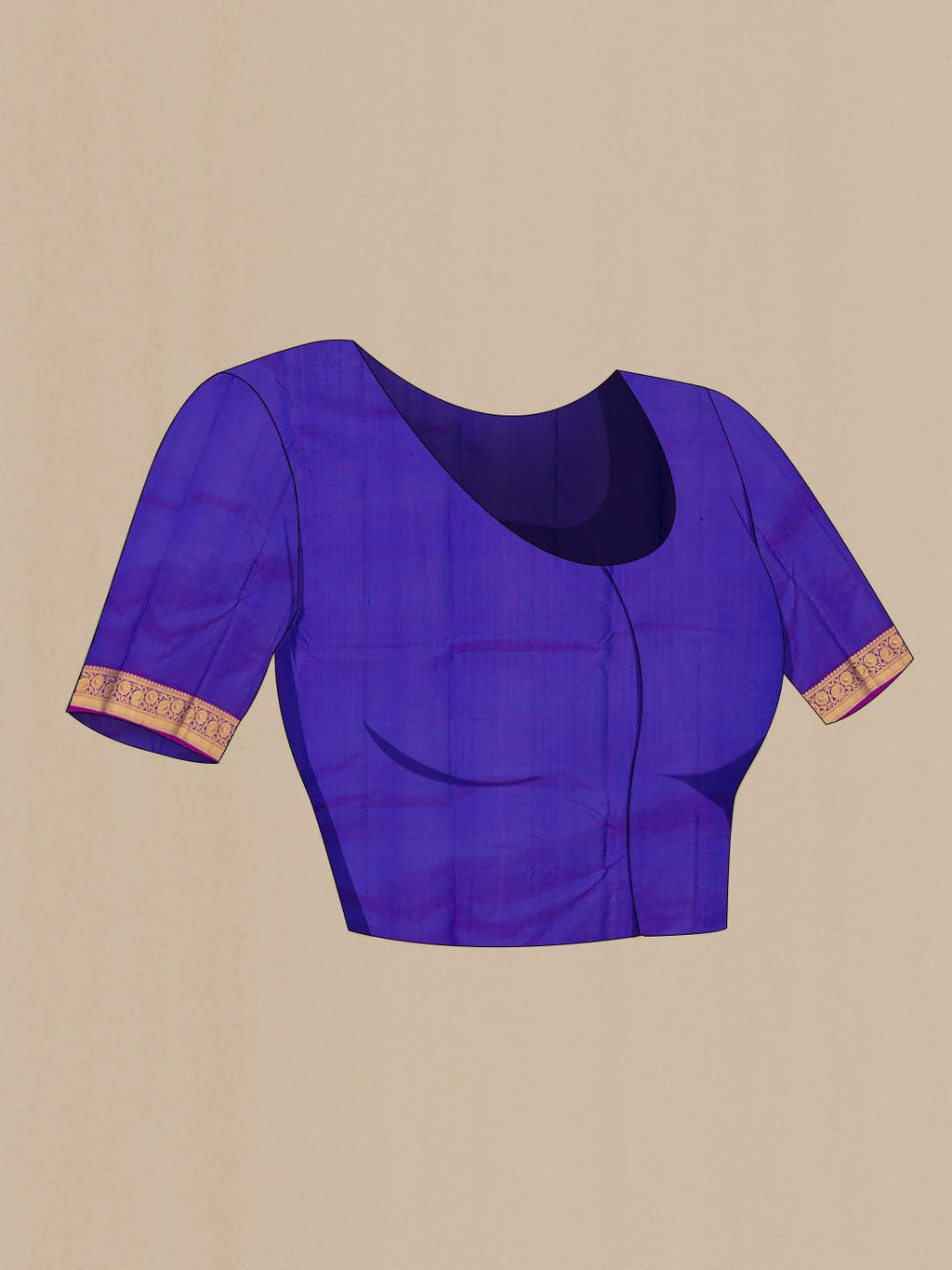 Blue Kanchipuram Silk Saree