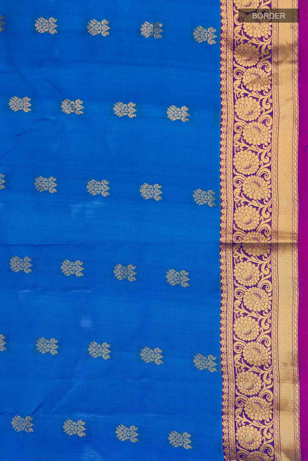 Blue Kanchipuram Silk Saree