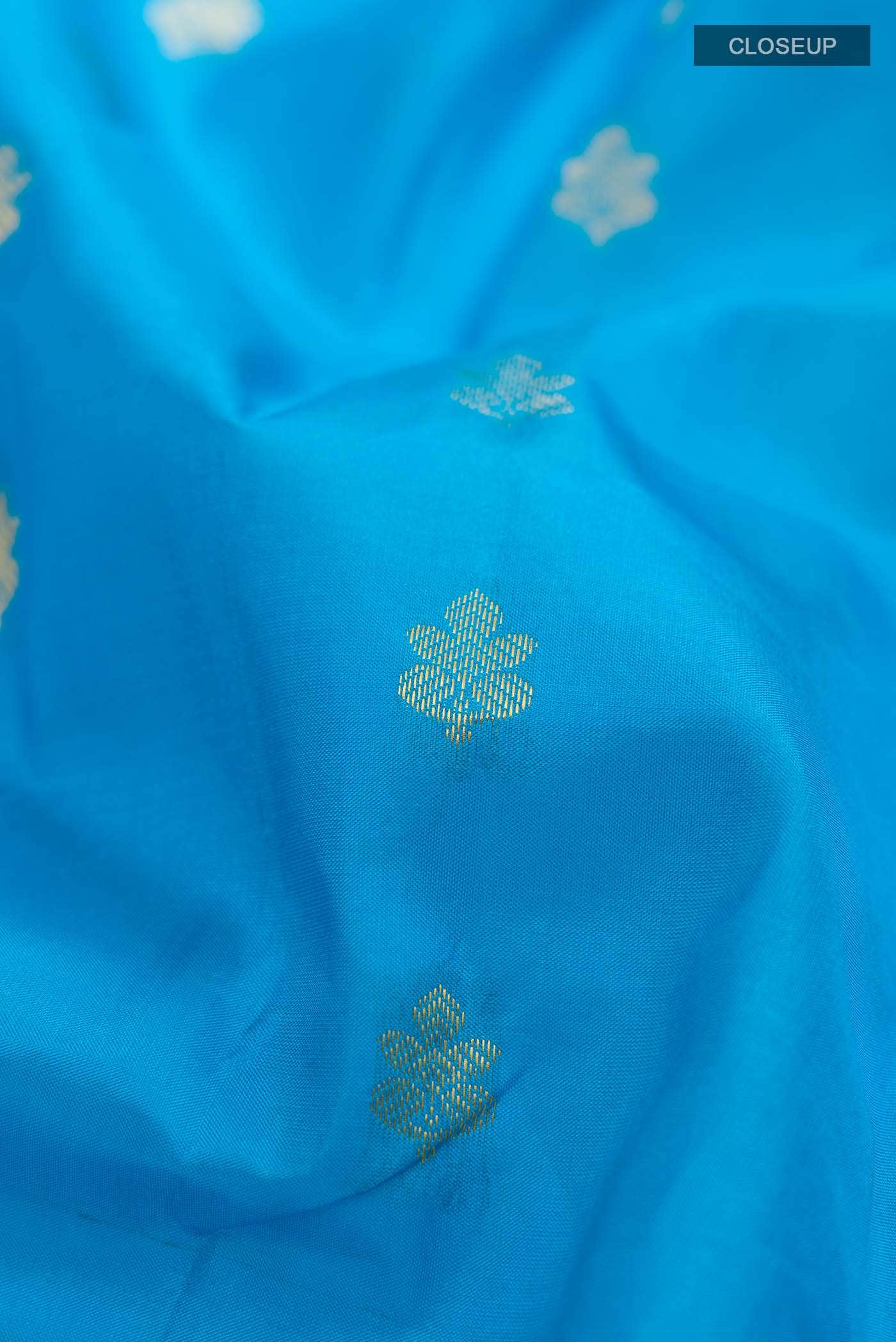 Blue Kanchipuram Silk Saree