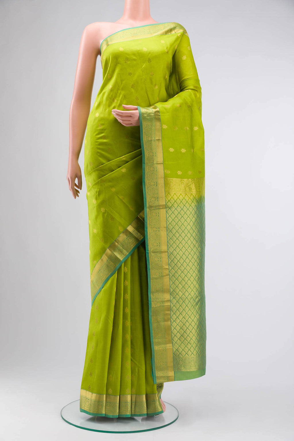 Green Kanchipuram Silk Saree