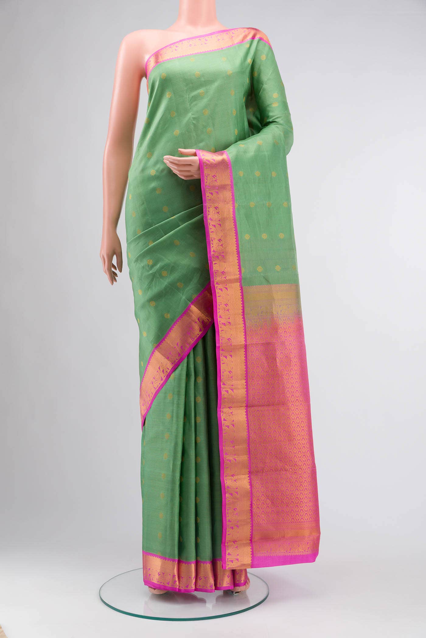 Green Kanchipuram Silk Saree