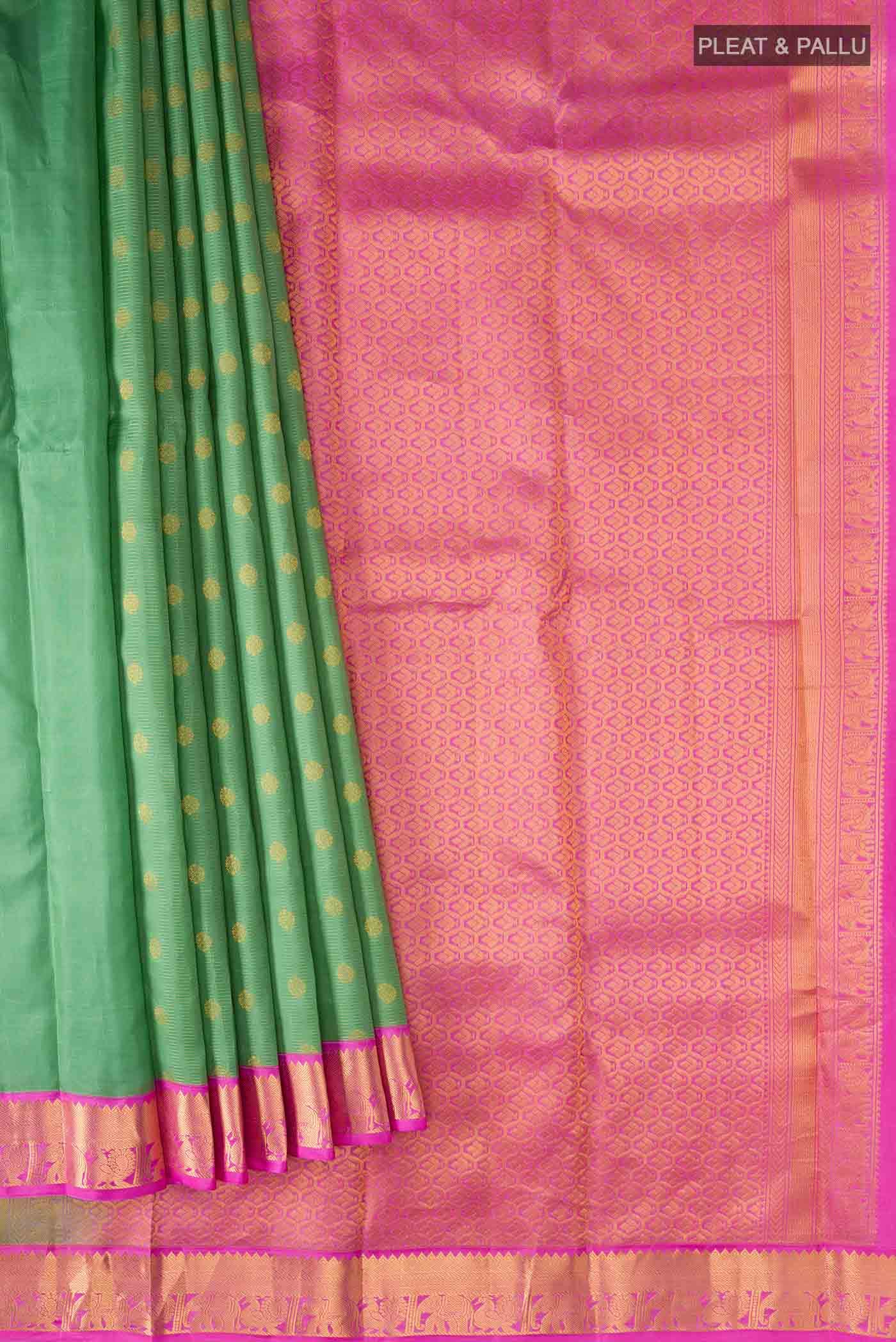 Green Kanchipuram Silk Saree