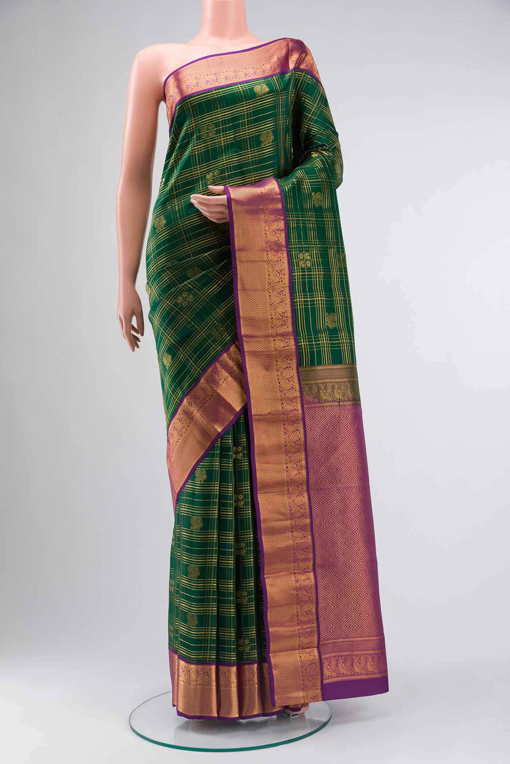 Green Kanchipuram Silk Saree