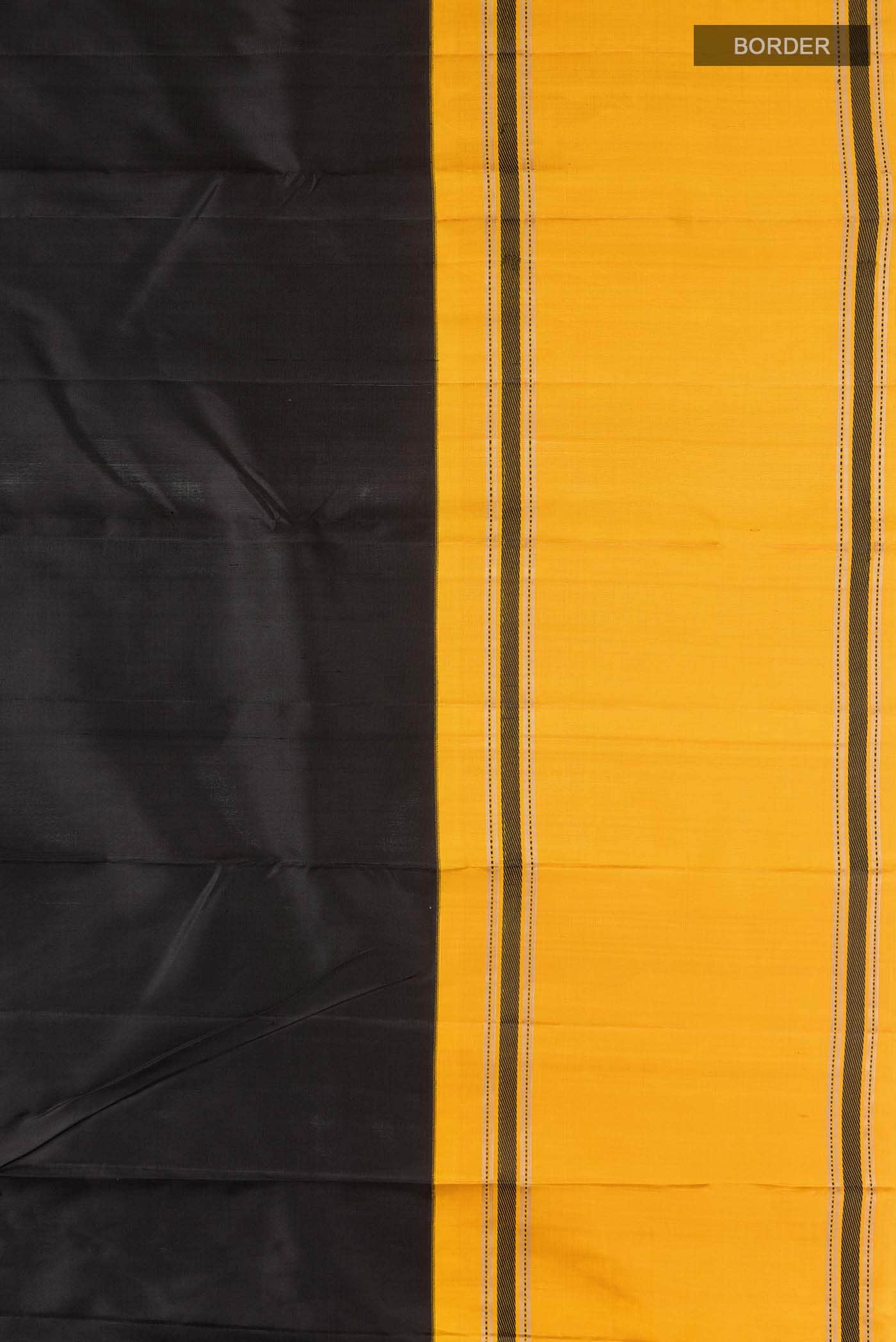 Black Kanchipuram Silk Saree