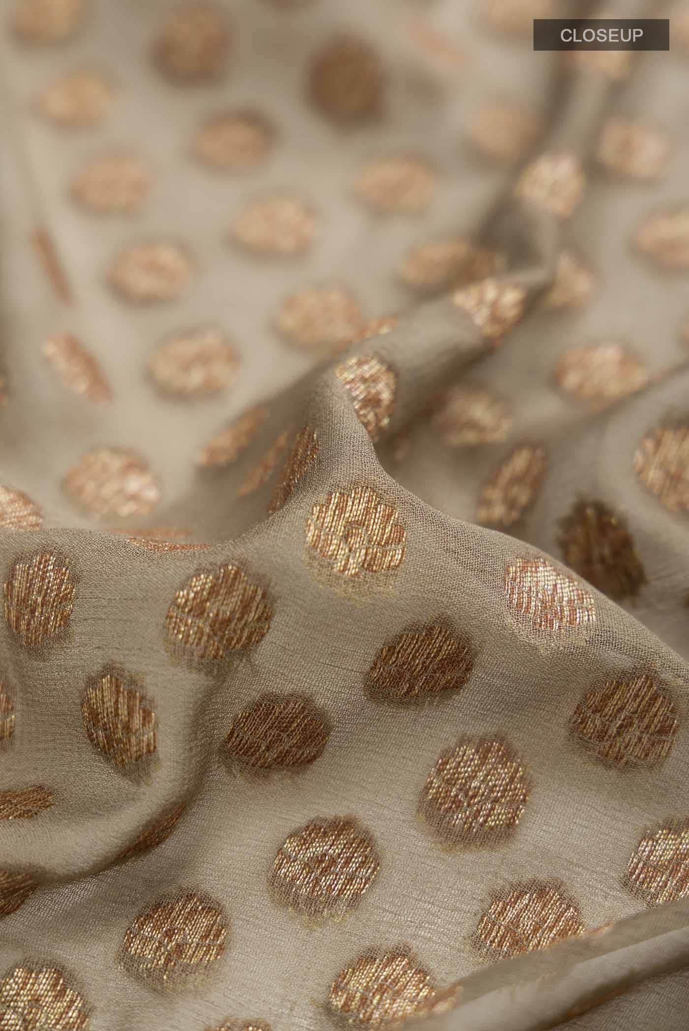 Sage Green Banarasi Georgette Saree