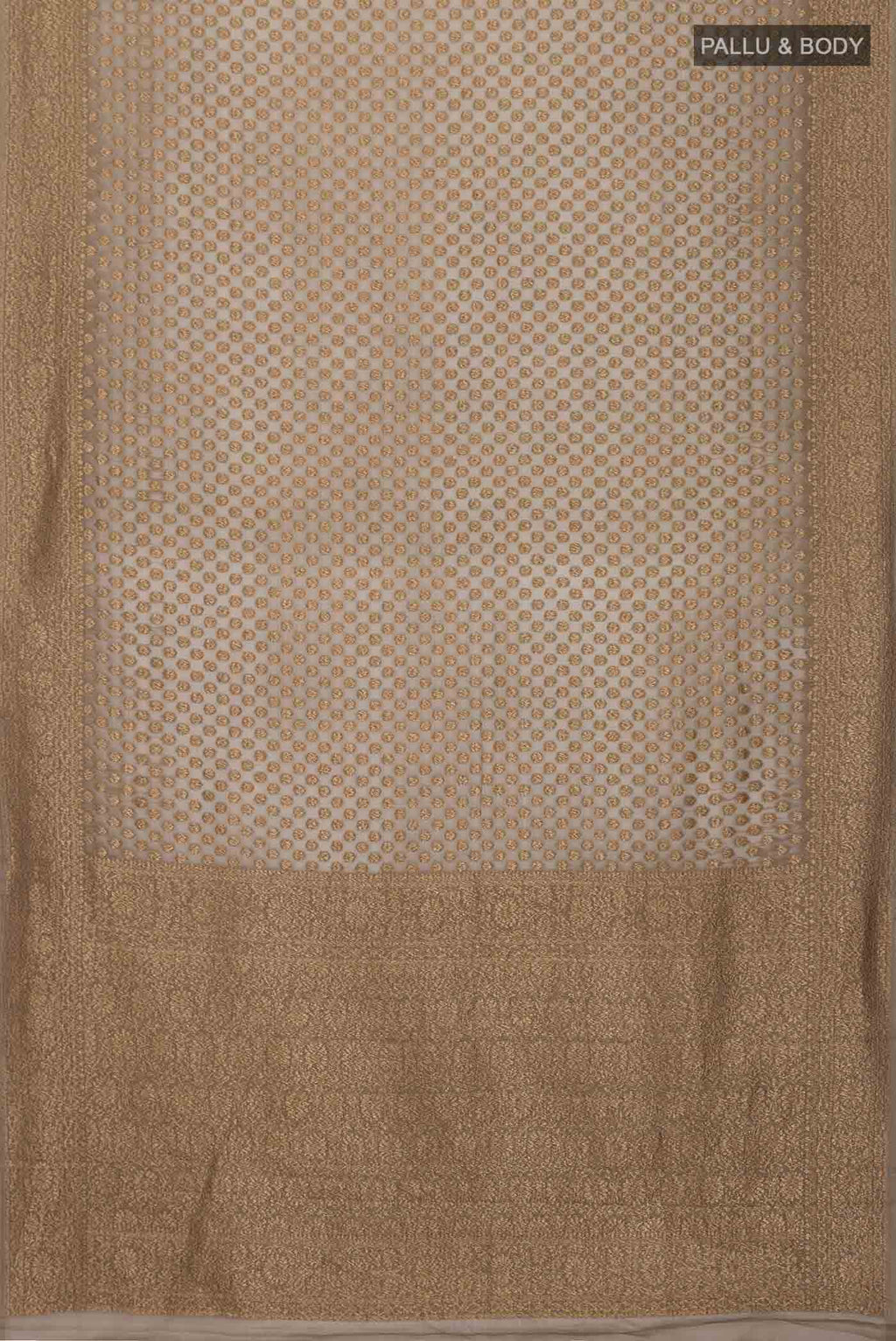 Sage Green Banarasi Georgette Saree