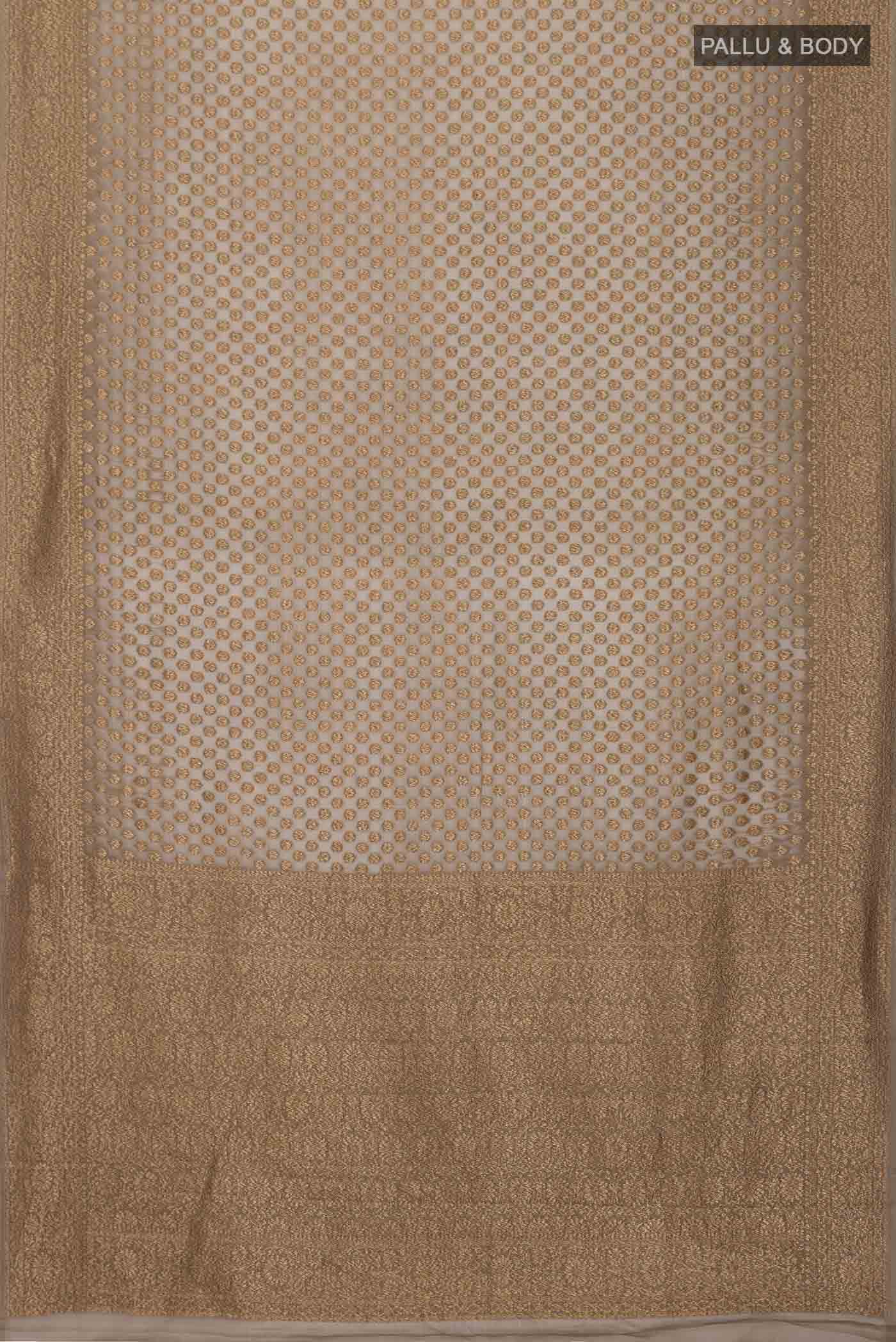 Sage Green Banarasi Georgette Saree