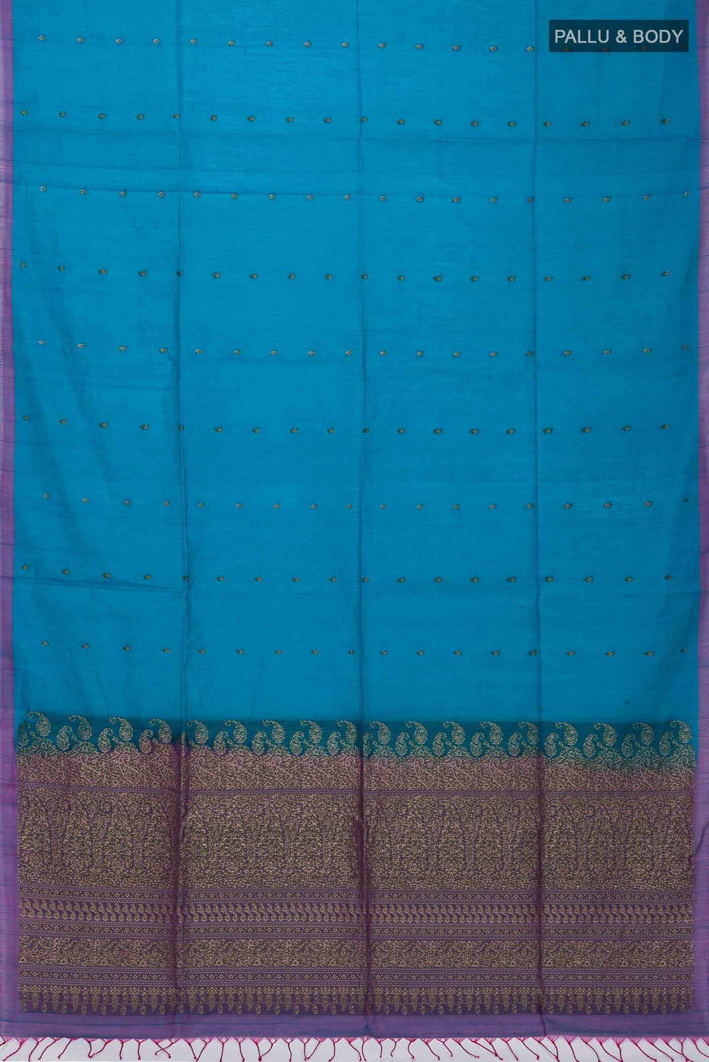 Blue Silk Cotton Saree