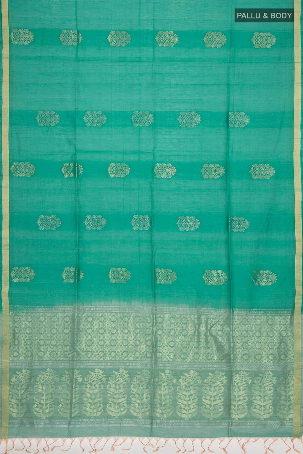 Green Silk Cotton Saree