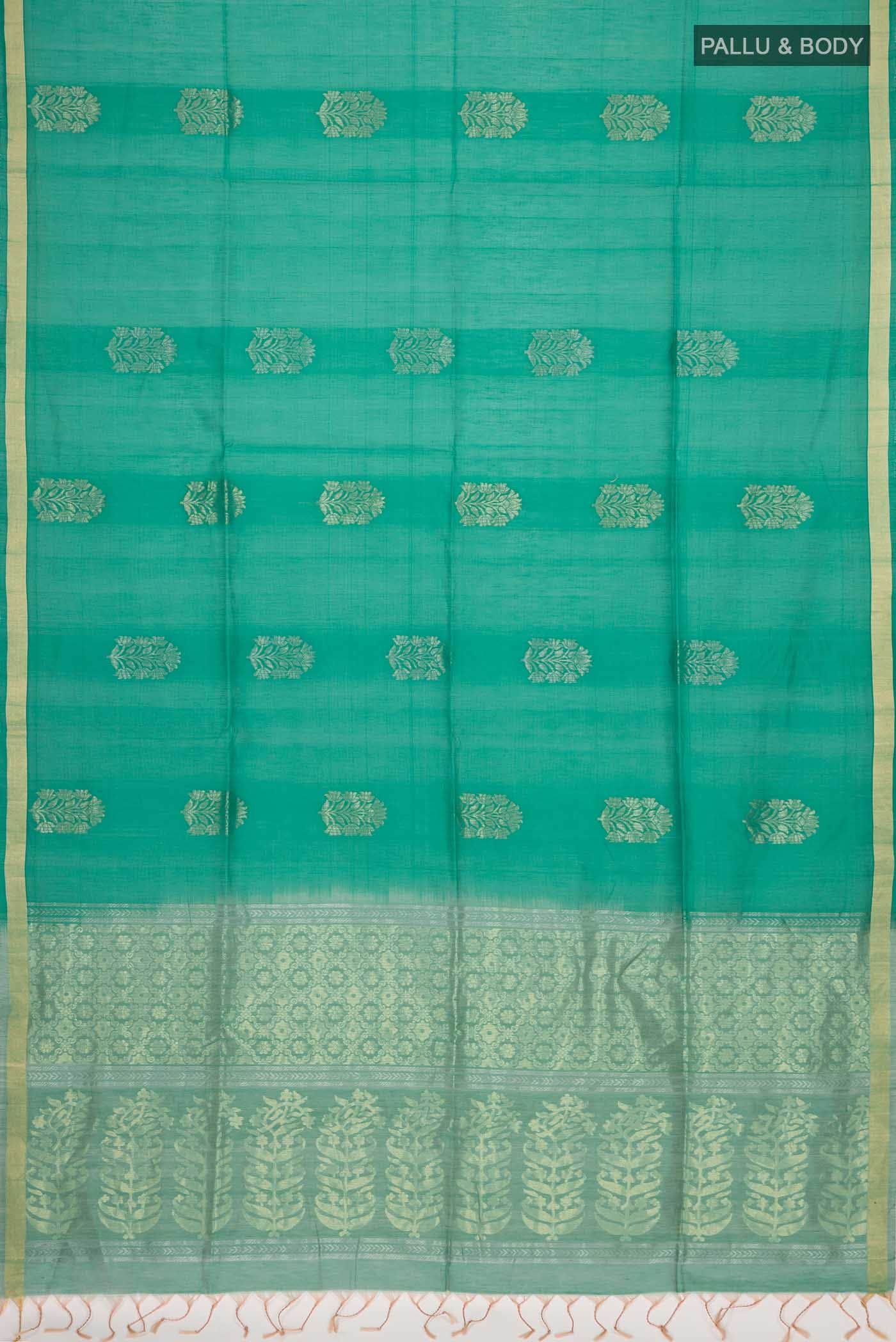Green Silk Cotton Saree