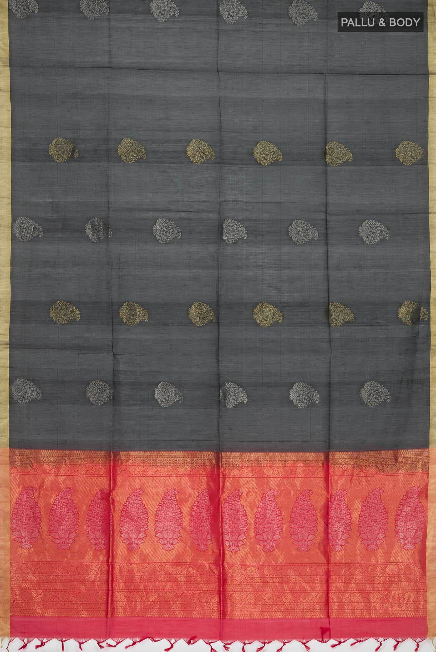 Black Silk Cotton Saree