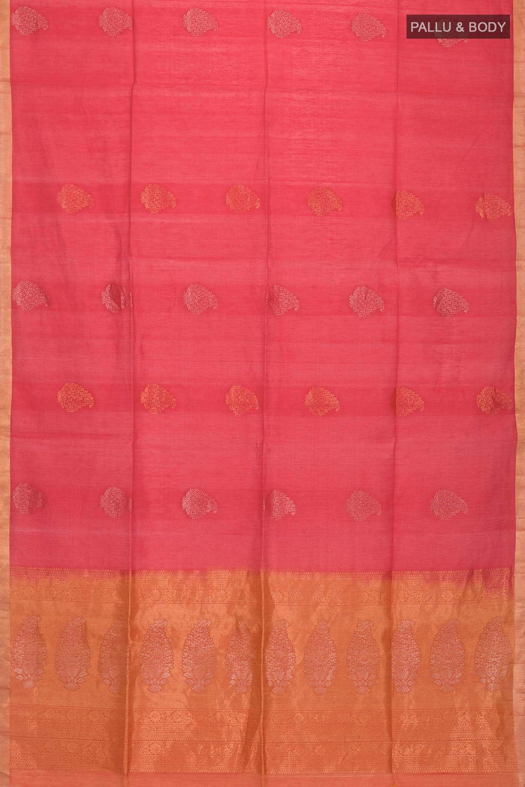 Red Silk Cotton Saree