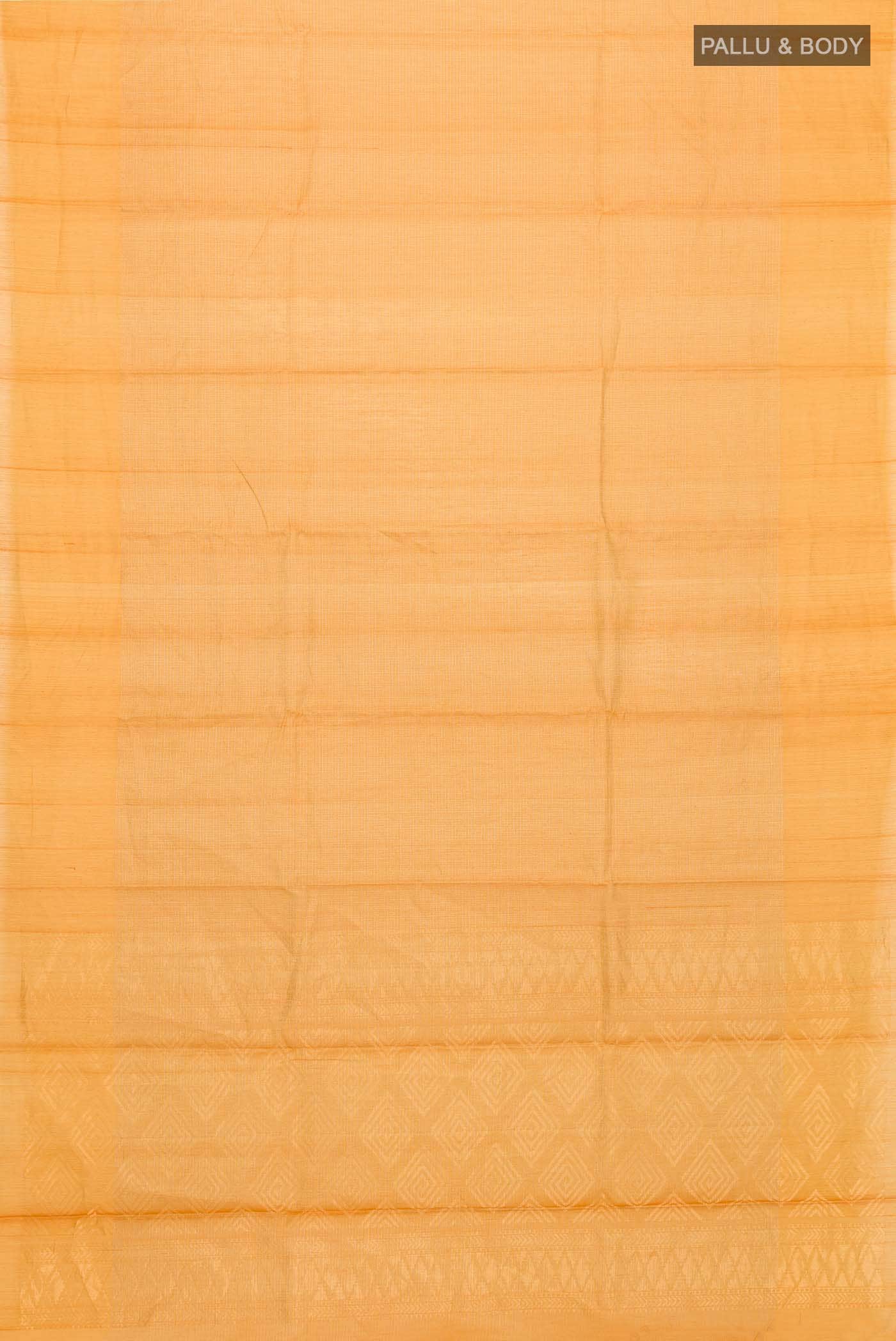 Mustard Silk Cotton Saree