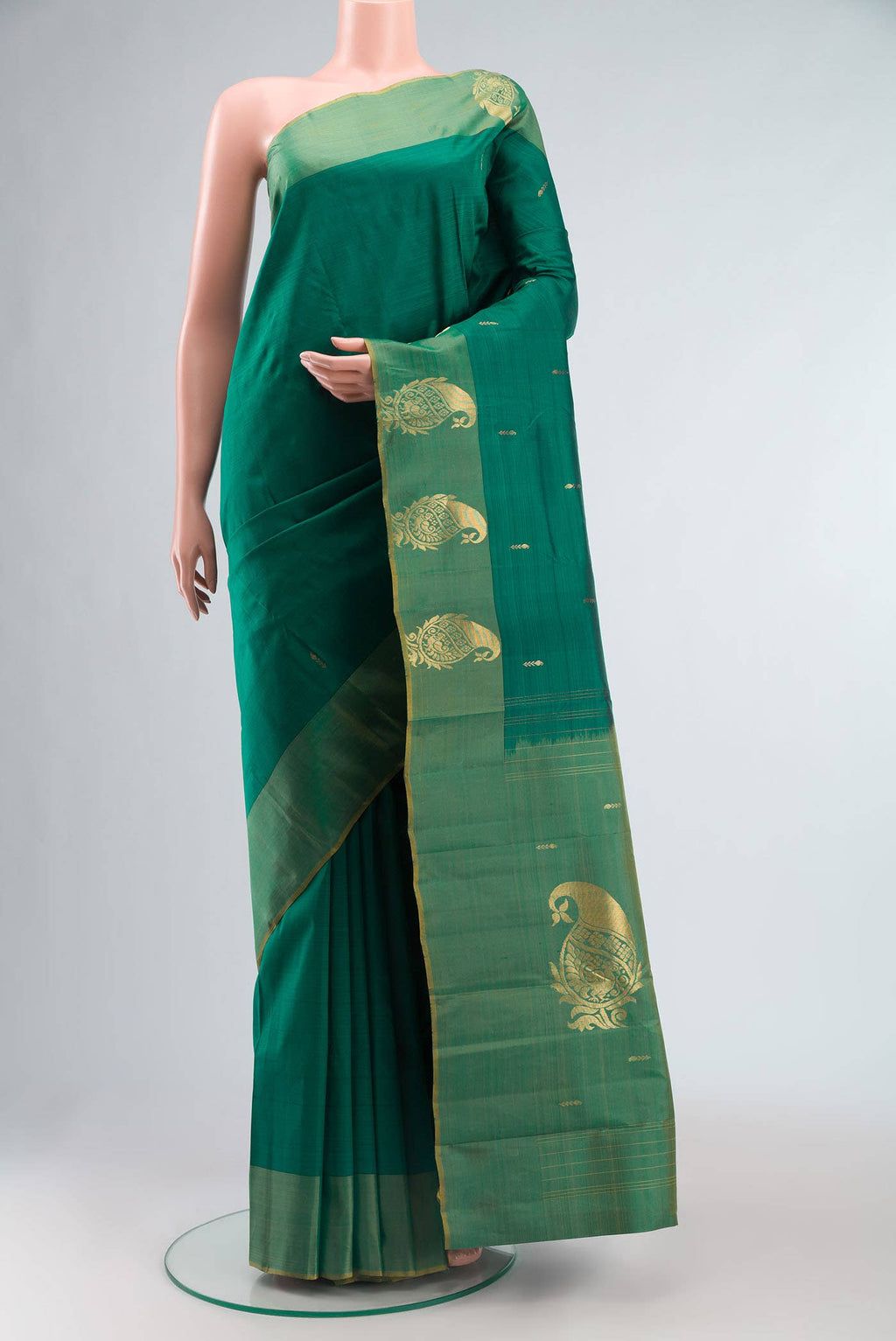 Green Kanchipuram Silk Saree