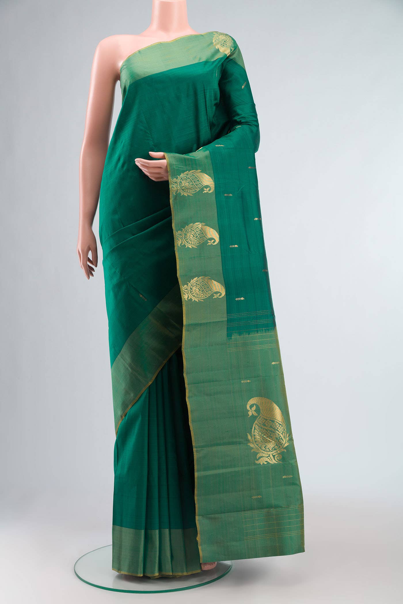Green Kanchipuram Silk Saree