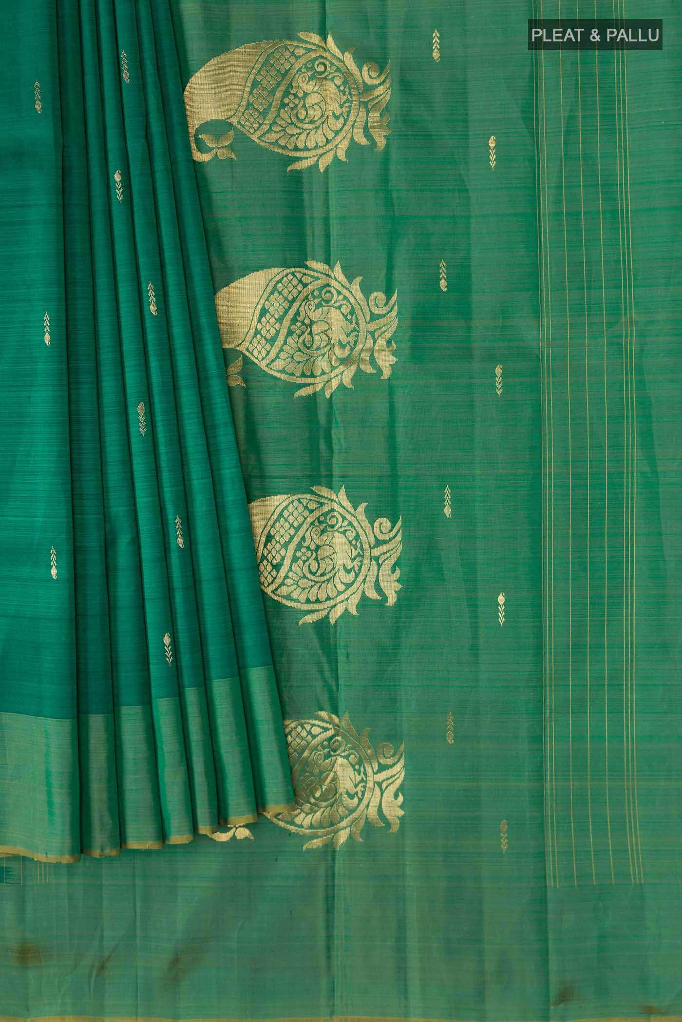 Green Kanchipuram Silk Saree