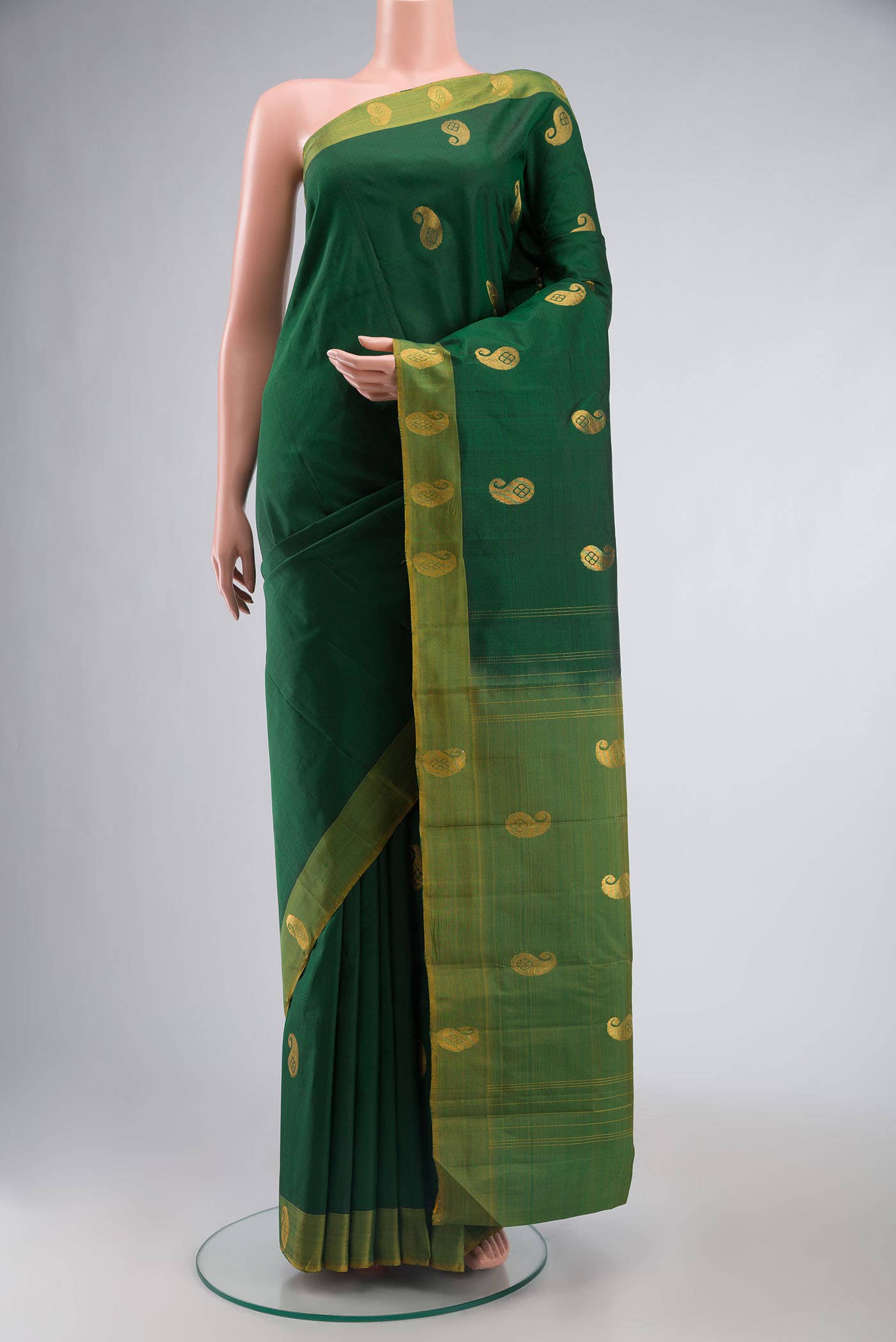 Green Kanchipuram Silk Saree