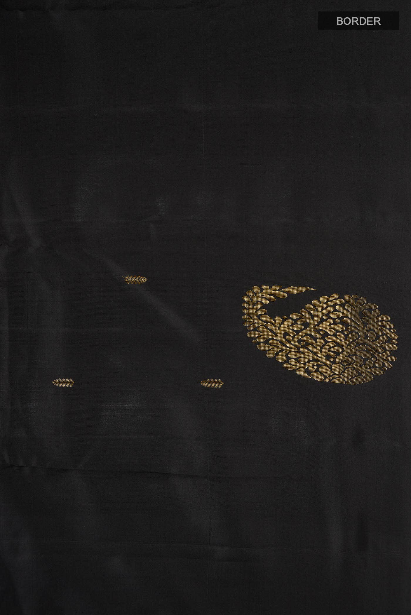 Black Kanchipuram Silk Saree