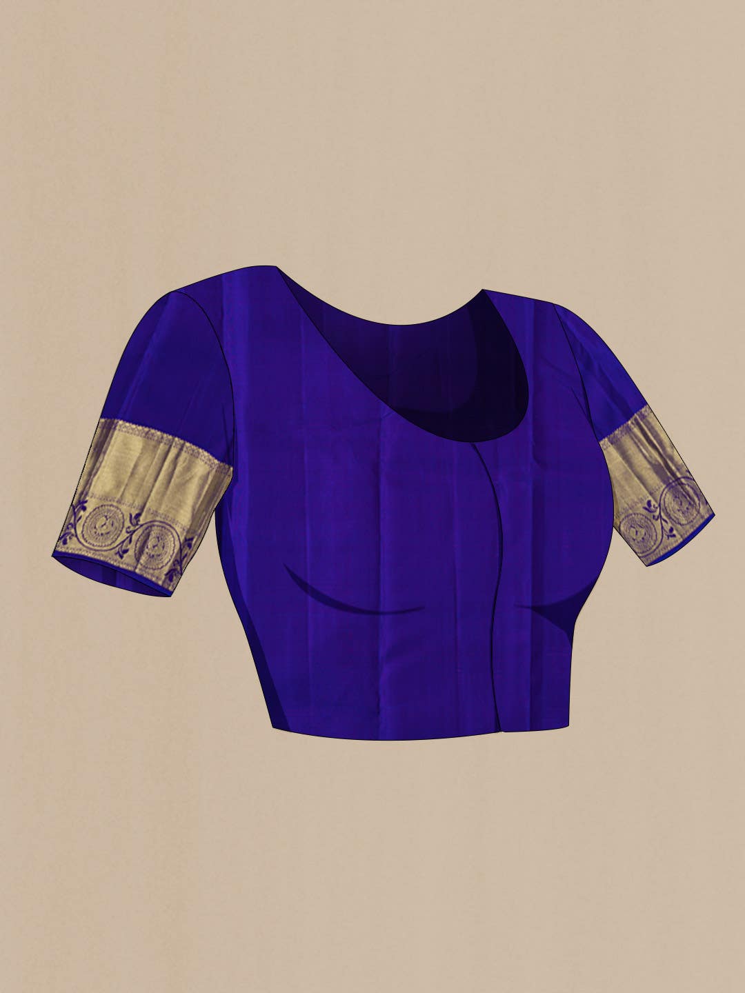 Blue Kanchipuram Silk Saree