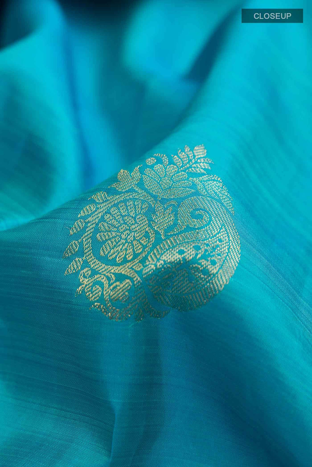 Blue Kanchipuram Silk Saree