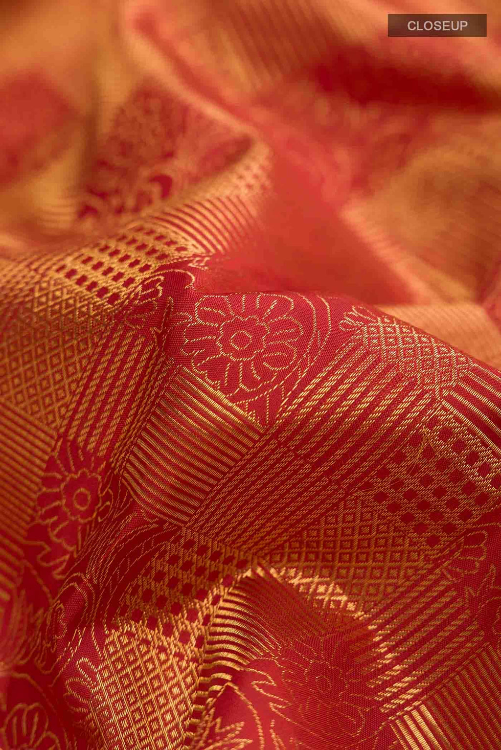 Red Kanchipuram Silk Saree