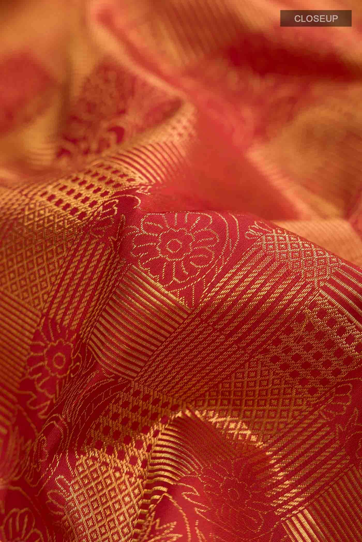 Red Kanchipuram Silk Saree
