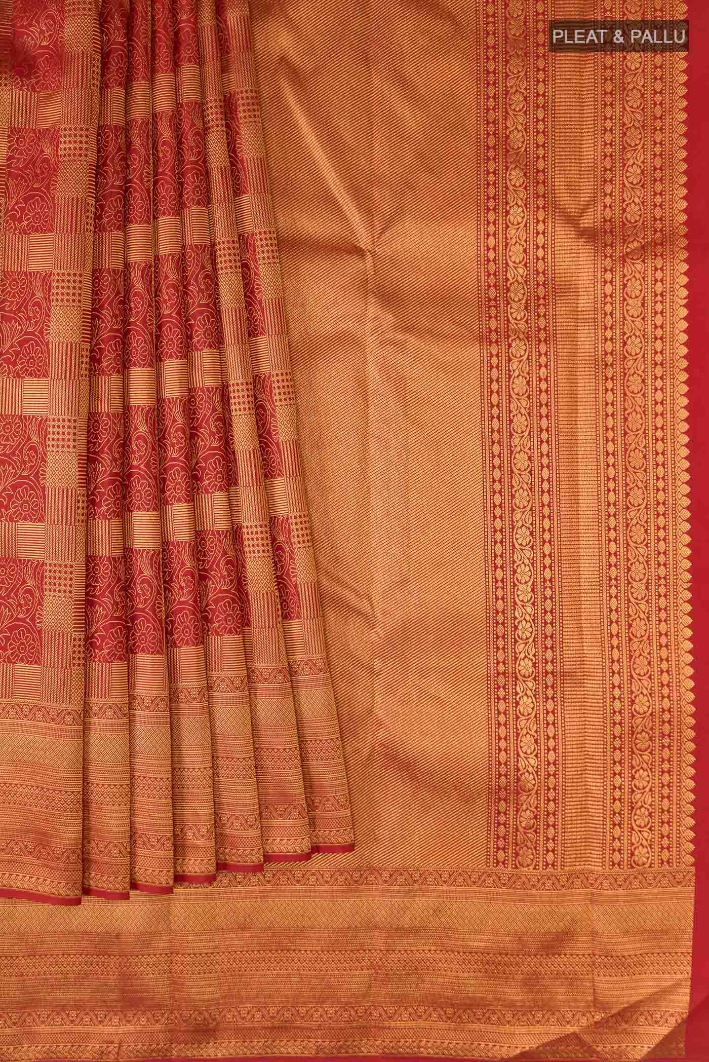 Red Kanchipuram Silk Saree
